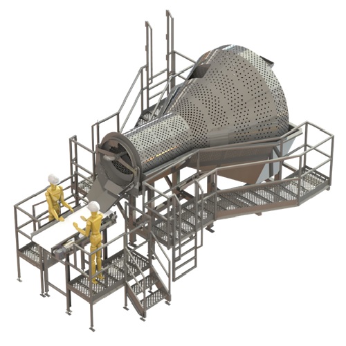 Custom meat washer machinery food processing industry